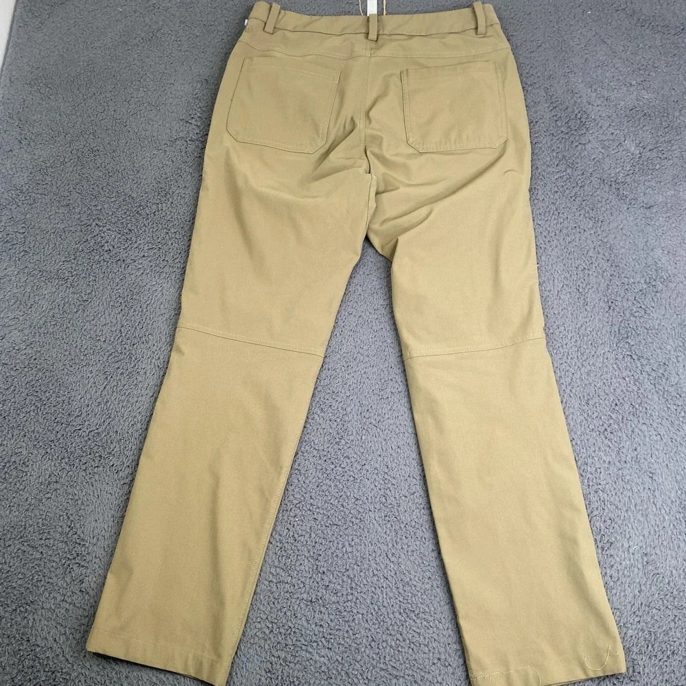 Lululemon Athletica Pants Mens 30 Khaki 5 Pocket Straight Leg Performance Casual